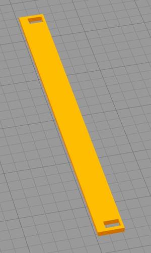 Eurorack Blank Tile - 3U 2Hp