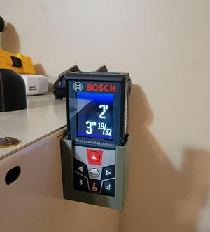 Magnetic Laser distance measure tool caddie
