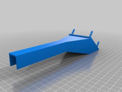 Height-limited fan duct for MKS Gen L V1.0 Stepper cooling