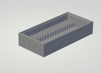 Filament sample storage