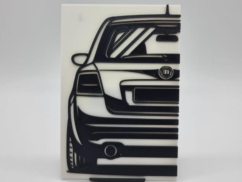 2D Wall Art Fiat Stilo