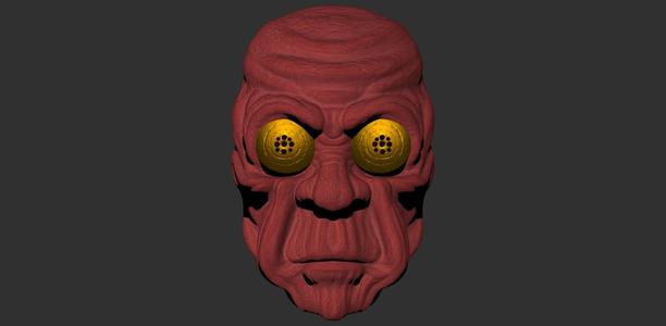 Turbo Granny Wearable Mask - Dandadan Cosplay Accessory
