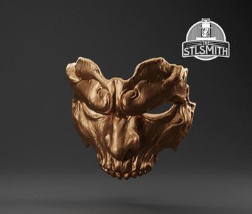 Golden Mask of Fury Black Myth Wukong Life Size Prop STL