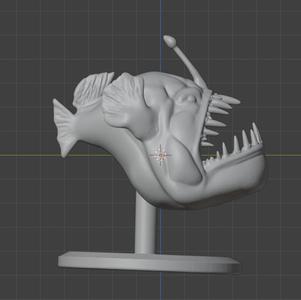 Abyssal anglerfish - STL FILE