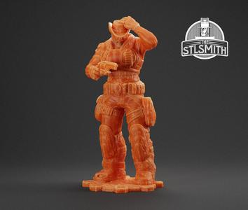 Dizzy Wallin Summer Gears of War OT Miniature STL