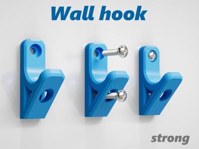 Wall hook strong