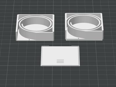 Snap-Together Surface Mount Component Case - Tape