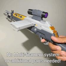 R2 Amendment Marksman Rifle Gun Replica Prop Cosplay 3D print printable