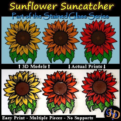 Sunflower Suncatcher Hanging Window Garden Decoration for Spring