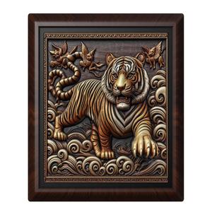Tiger animal wall art relief wall decor
