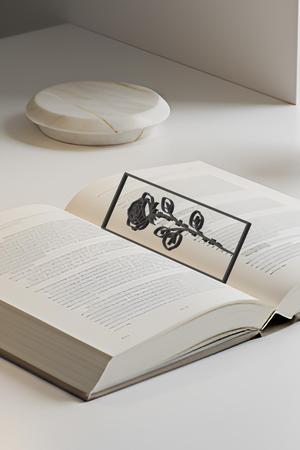 Rose Bookmark, Gift Idea
