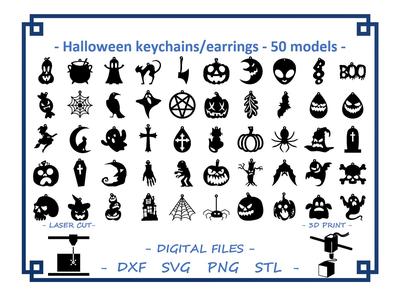 Halloween Earrings - 50 models