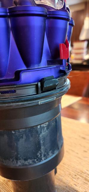 Dyson Ball Animal 2 vacuum canister release button