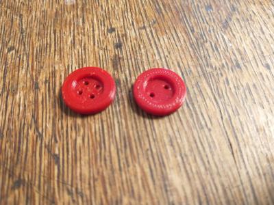 15mm Wide Ridge Button
