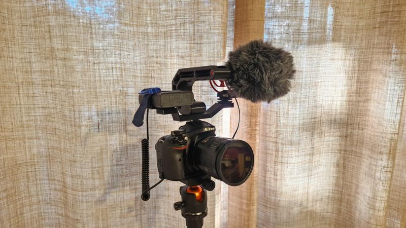 Triple Cold Shoe Mount Adapter for DSLR Cameras