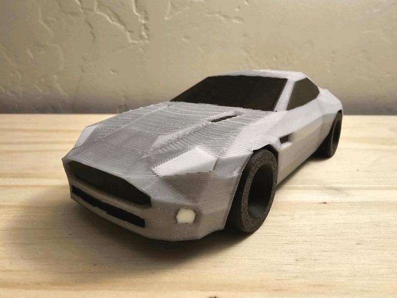 Low Poly Aston Martin V12 Vanquish