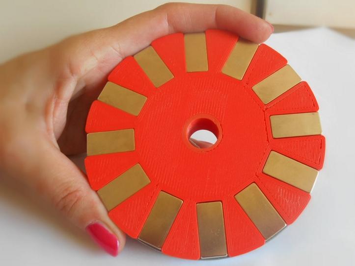 Rotor 3-phase electric generator.