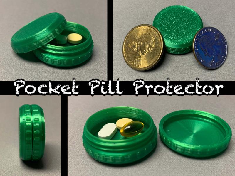 Pocket Pill Protector | The mini pill bottle that fits in your pocket