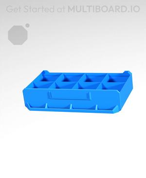 4x1x2-Deep - Grid Divided - Multibin Simple Drawer