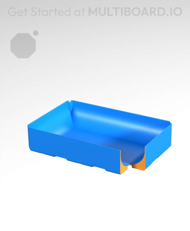 3x2x0.75 - Full Curved Bin - Multibin Insert