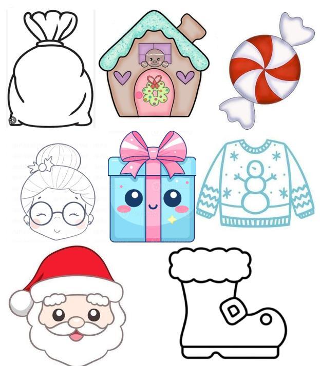 Christmas mini cookie cutters