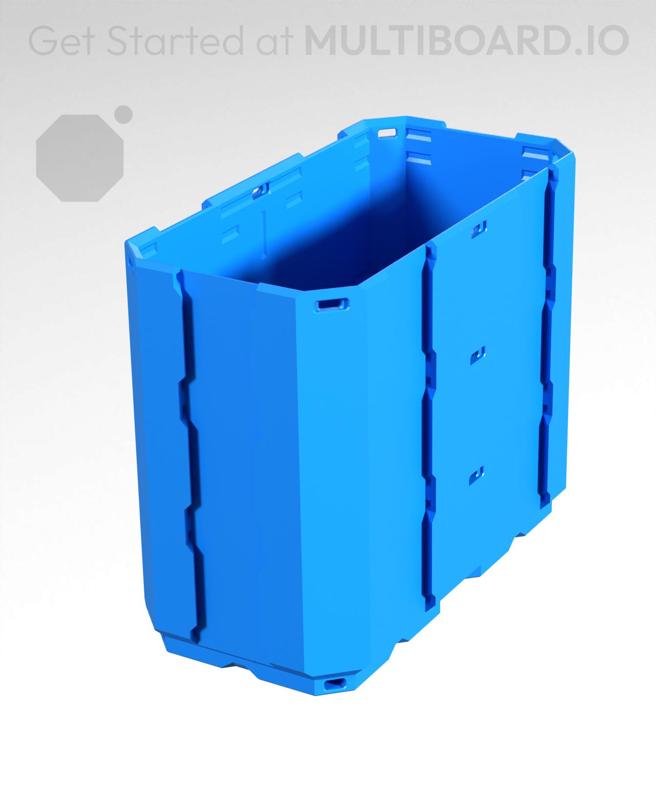 1x2x1.5 - Full Multipoint Rail - Multibin Shell