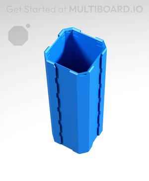 1x1x3 - Full Multipoint Rail - Standard Click-In Multibin Shell Extension