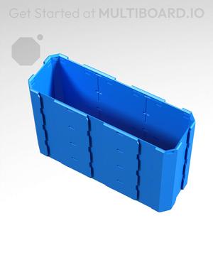 3x1x2 - Full Multipoint Rail - Universal Click-In Multibin Shell Extension