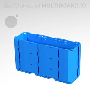 3x1x1.5 - Full Multipoint Rail - Multibin Shell
