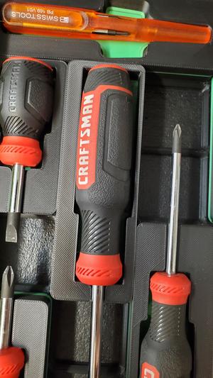 Medium Craftsman Screwdriver Gridfinity Bin