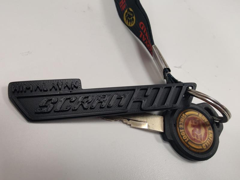 Royal Enfield Scram 411 Keychain