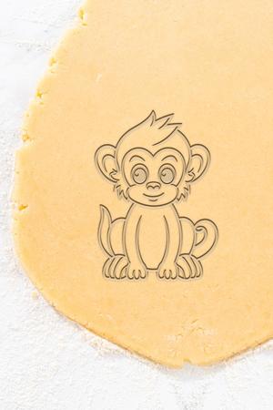 Baby Monkey Cookie Cutter, Biscuit Cutter