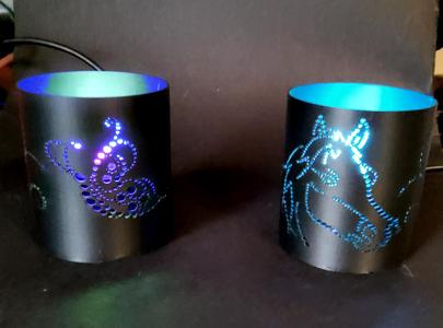 mini lamp horse or butterfly