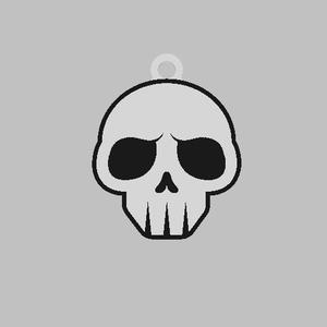 skull keychain 1