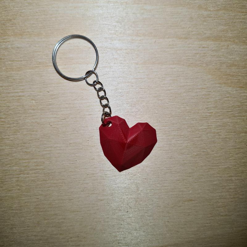 heart keychain