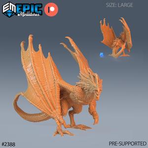 Cockatrice Classic / Huge Chicken Lizard Hybrid / Magical Bird Bat Beast