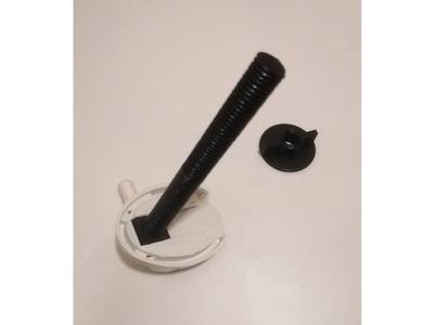 Toilet seat bolt and nut