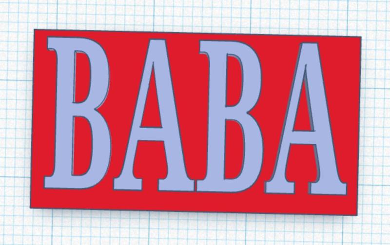 baba name plate
