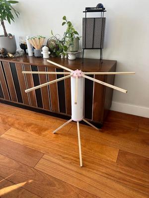 Compact PVC Clothes Drying Rack