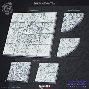 Cave Floor Tiles (Pre-Supported)