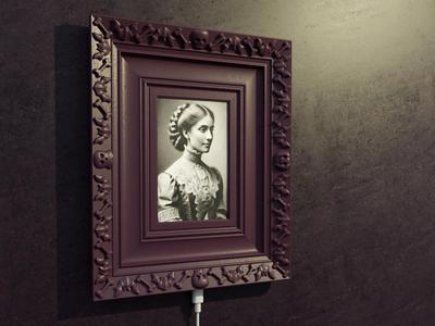 Photo Frame Phoneholder Halloween