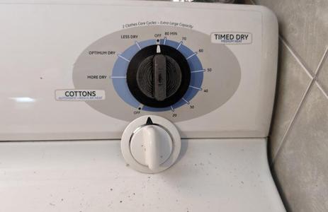 Dryer Knob for a GE DVLR223GG8WW