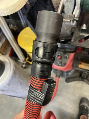 Nilfisk/Milwaukee Dust Collector Quick Connect to 2-1/4" Adapter