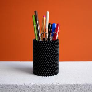  Zigzag Pencil Cup, Vase Mode