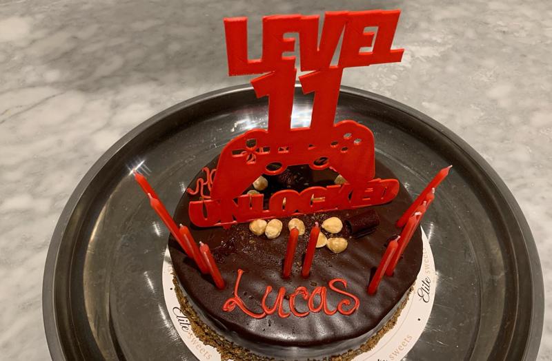 Level Unlocked Cake Topper