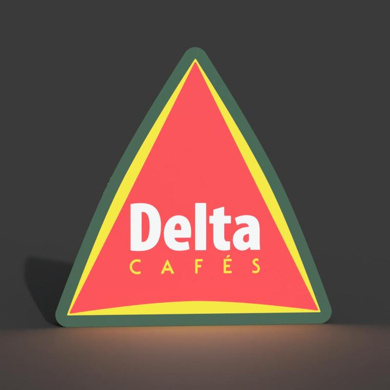 Delta Coffee Lightbox LED Lamp