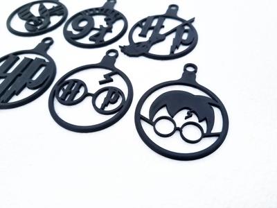 Harry Potter christmas ornaments one color