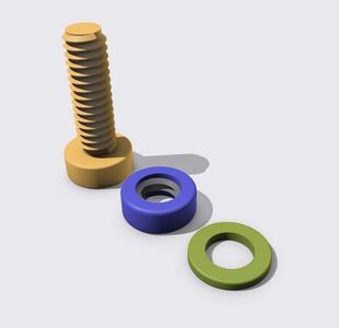 Nut Bolt Washer