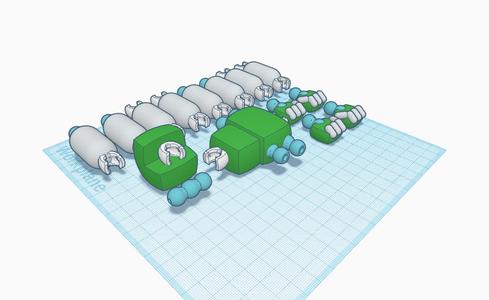 Buddy 1.0 four arm set