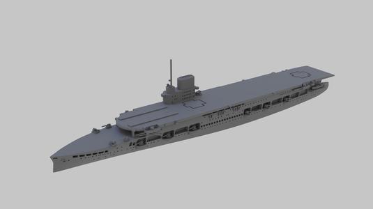 Courageous class aircraft Carrier wargame miniature